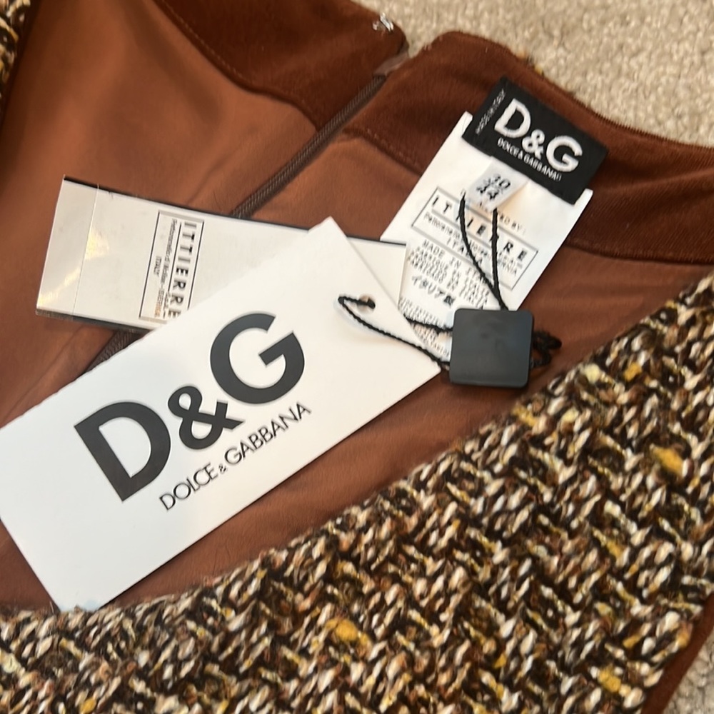NWT D&G brown tank dress- womens size 44 - Picture 2 of 9